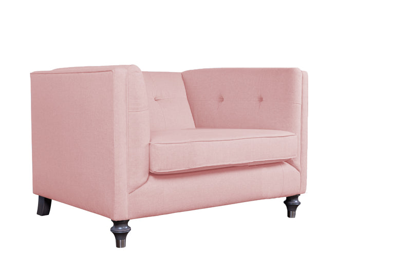 Fly Buttoned Duke Arm Chair