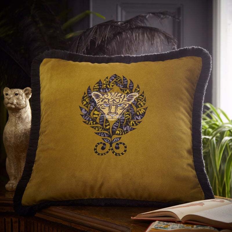 Amazon Square Cushion in Gold