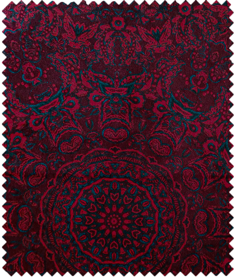 Red Isfahan Velvet