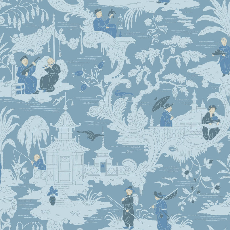 Chinese Toile Wallpaper