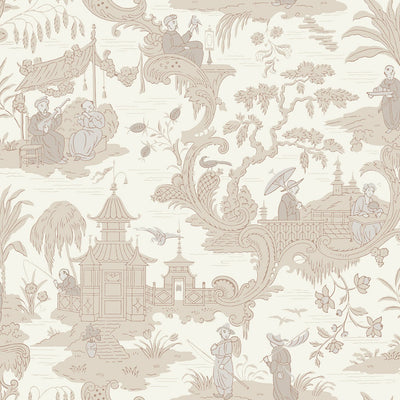 Chinese Toile Wallpaper