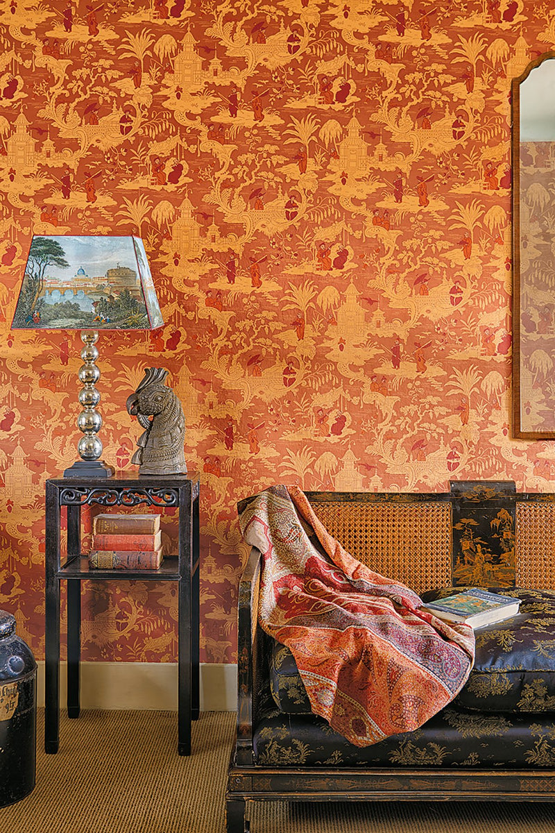 Chinese Toile Wallpaper