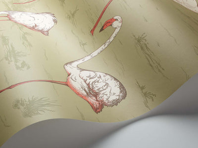Flamingos Icons Wallpaper