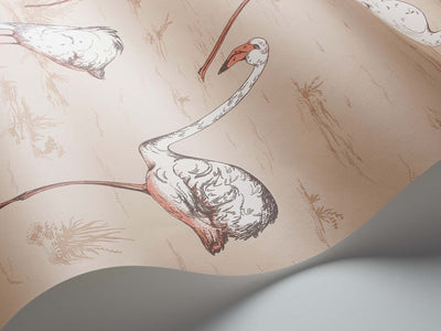 Flamingos Icons Wallpaper
