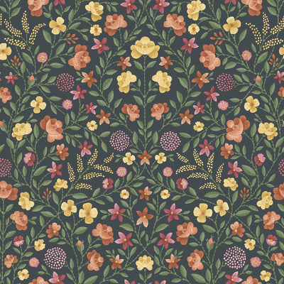 Court Embroidery Wallpaper