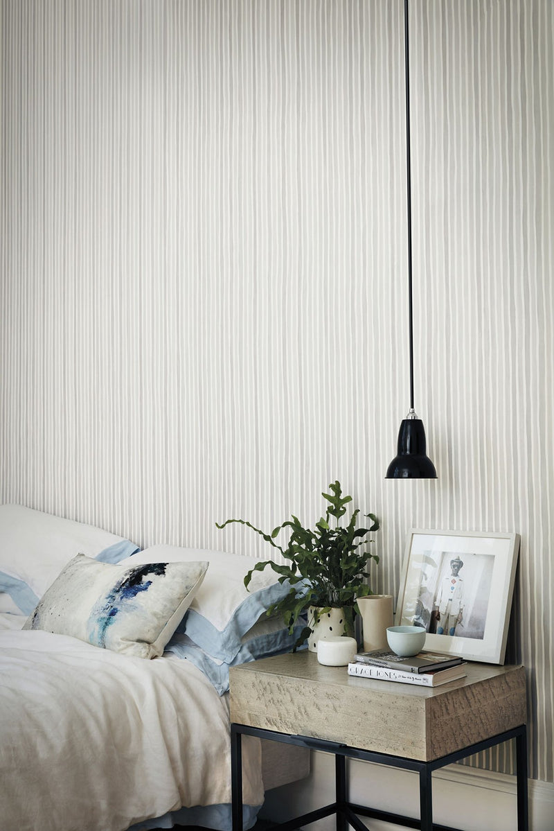 Croquet Stripe Wallpaper