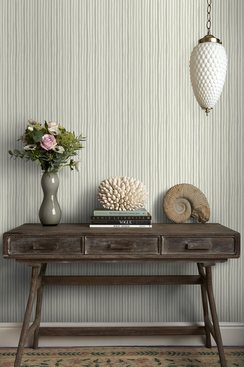 Croquet Stripe Wallpaper