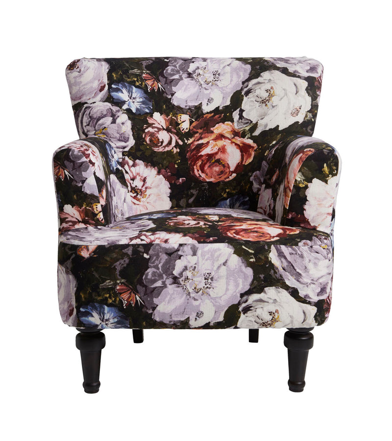 Dalston Chair in Floretta Blush