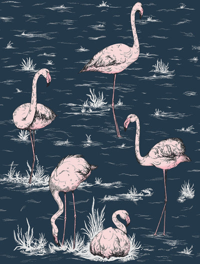 Flamingos Icons Wallpaper