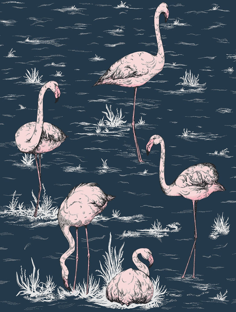 Flamingos Icons Wallpaper