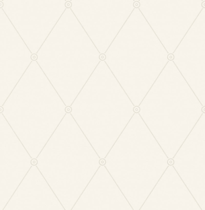 Large Georgian Rope Trellis Wallpaper