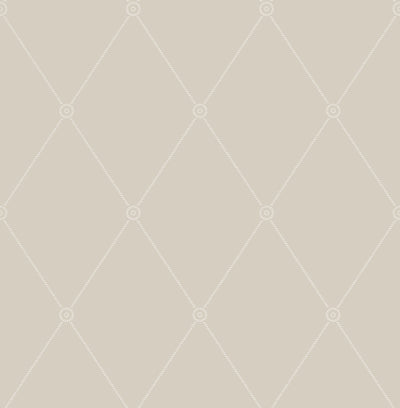 Large Georgian Rope Trellis Wallpaper