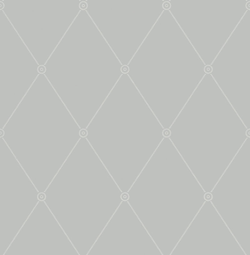 Large Georgian Rope Trellis Wallpaper