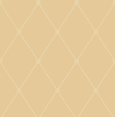 Large Georgian Rope Trellis Wallpaper
