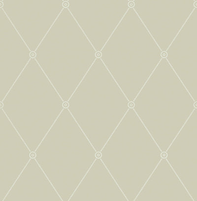 Large Georgian Rope Trellis Wallpaper