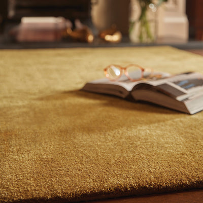 Luxury Hush 100% Wool Rug in Cumin