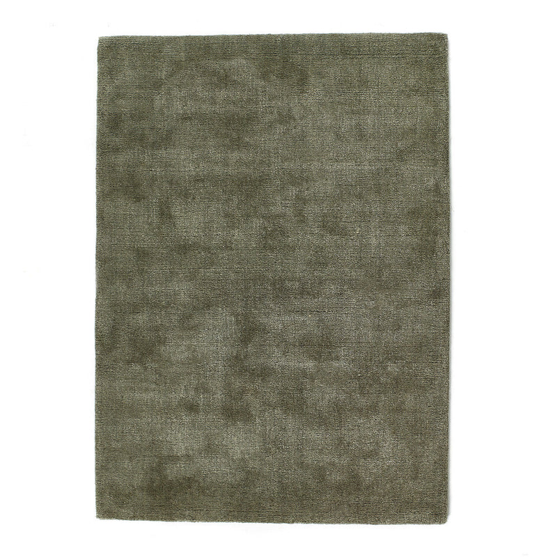 Luxury Hush 100% Wool Rug in Olive