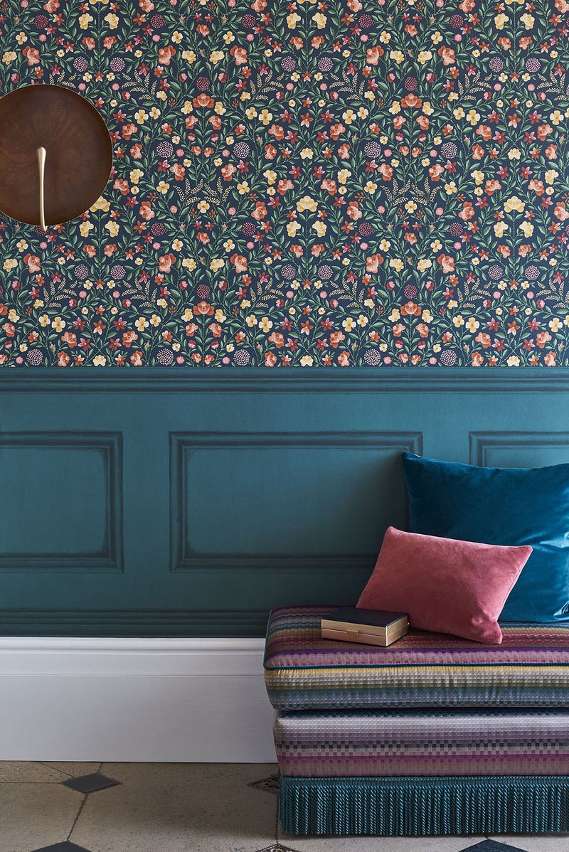 Library Frieze Wallpaper